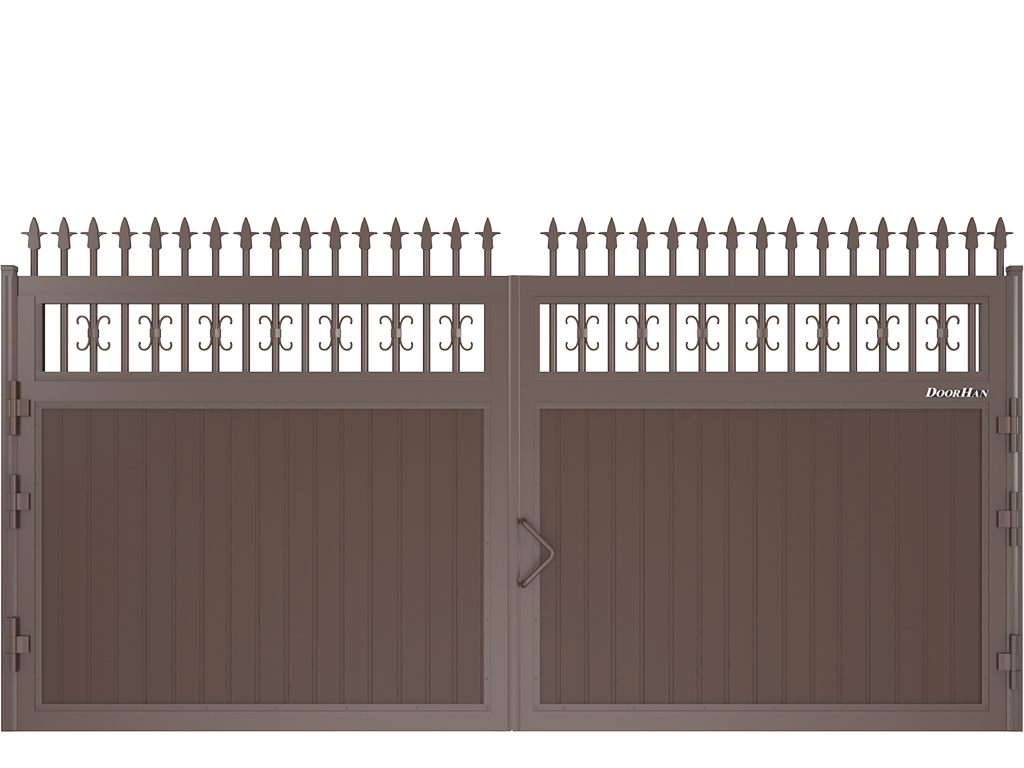 Vertikal joylashtirilgan sandwich-panellari bilan piklar va vençellar bilan plita